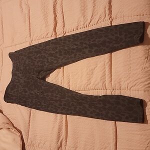 Victoria's Secret Dark Leopard leggings